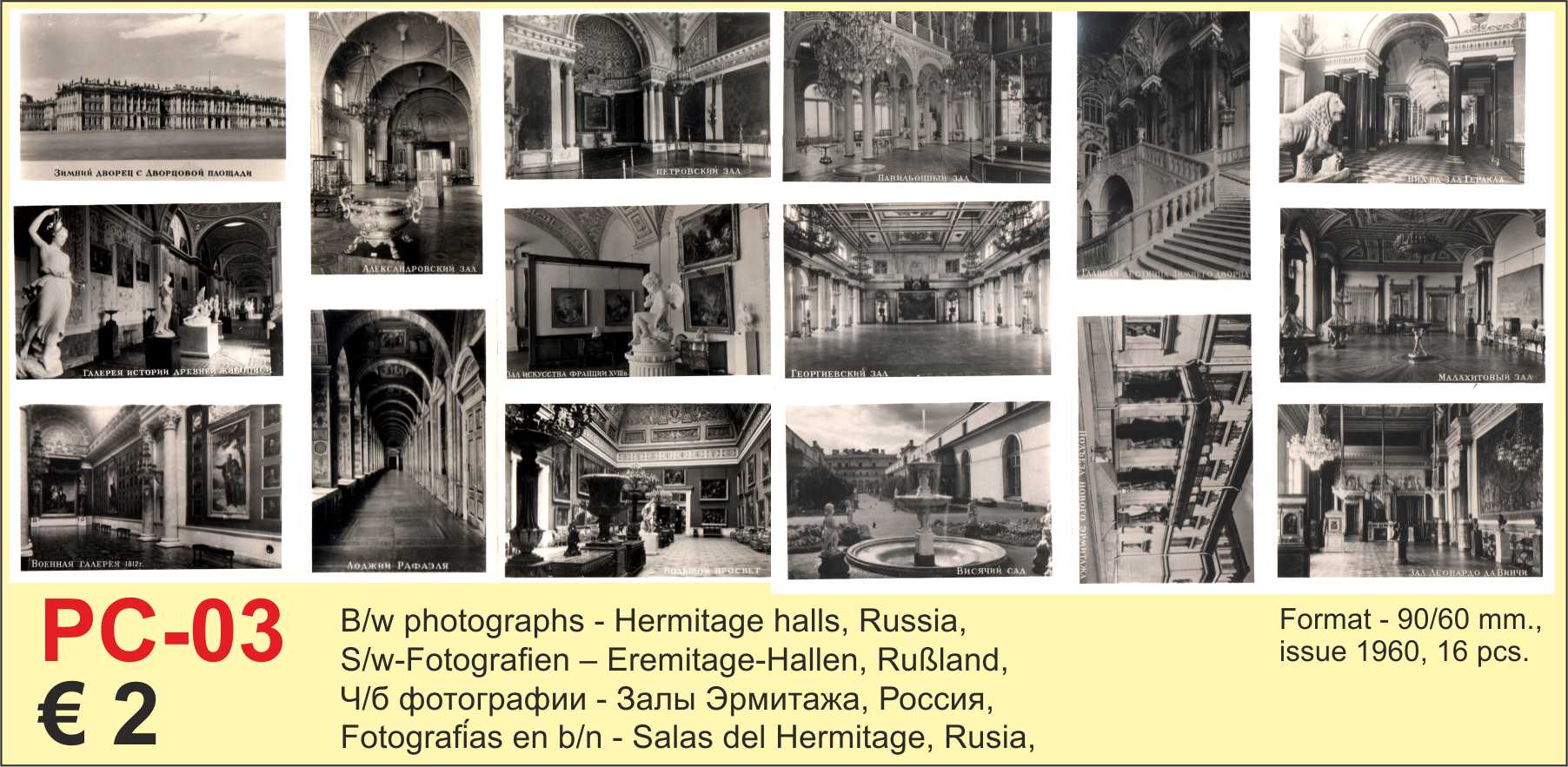 Russia Hermitage Foto 1960